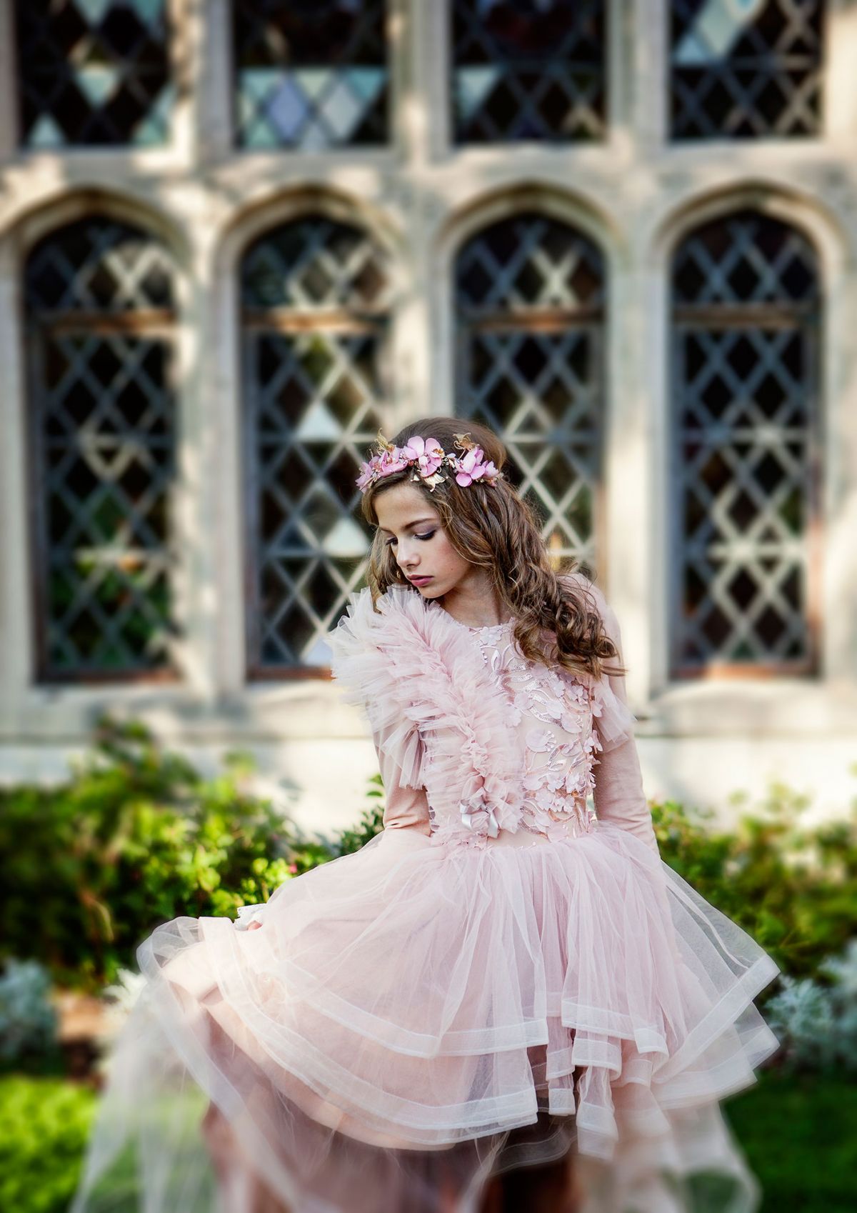 Tween in pink